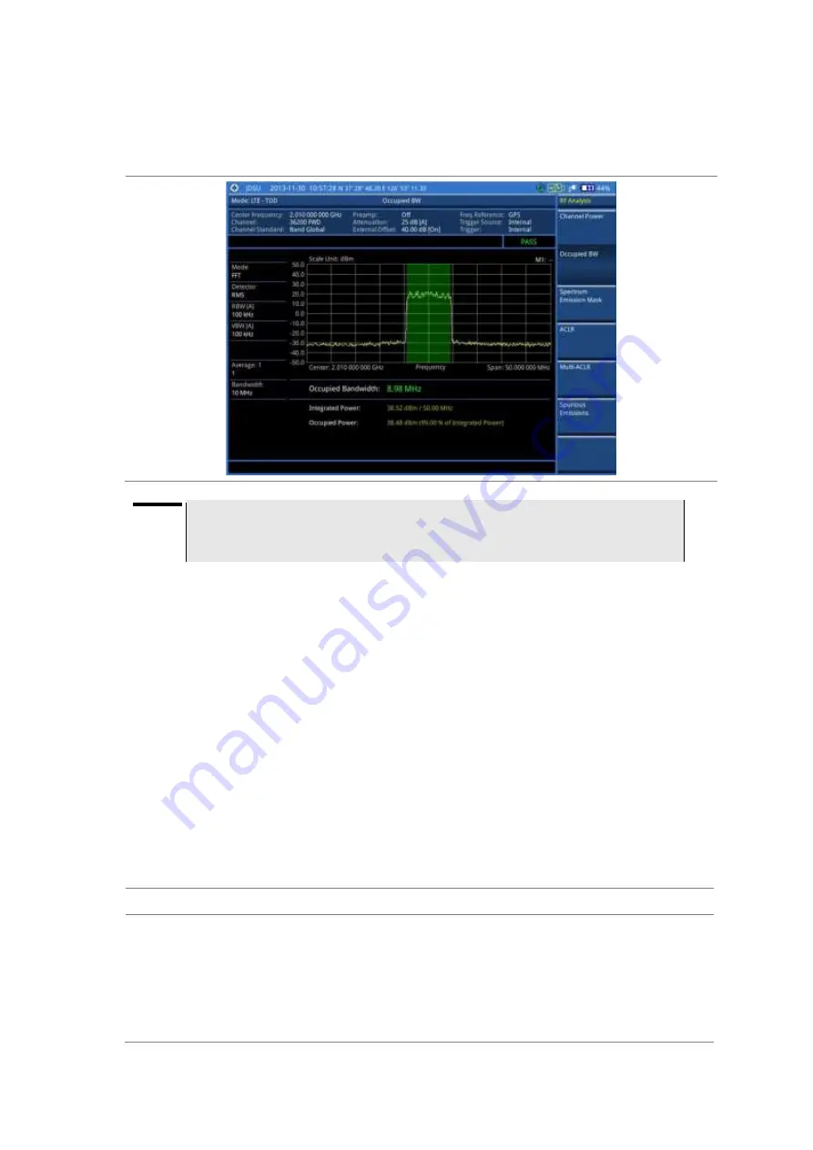 JDS Uniphase CellAdvisor JD780A Series User Manual Download Page 274