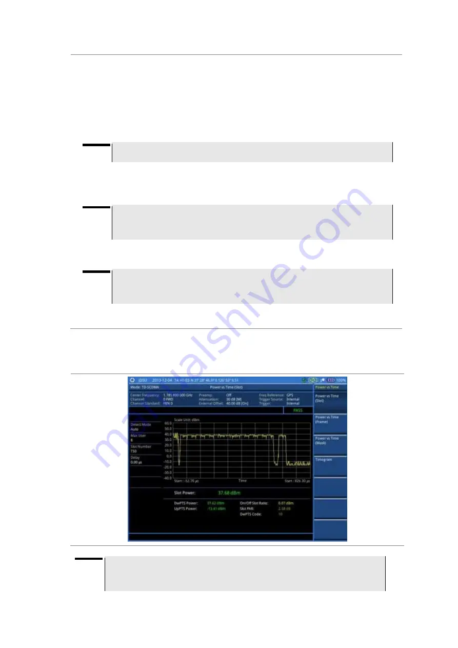 JDS Uniphase CellAdvisor JD780A Series User Manual Download Page 430