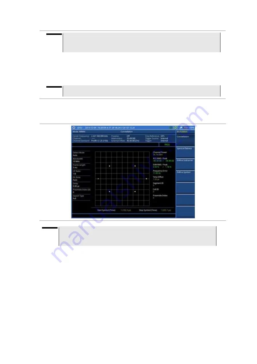 JDS Uniphase CellAdvisor JD780A Series User Manual Download Page 473