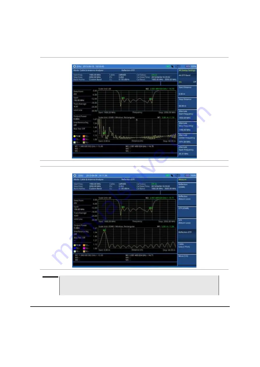 JDS Uniphase CellAdvisor JD780A Series User Manual Download Page 507