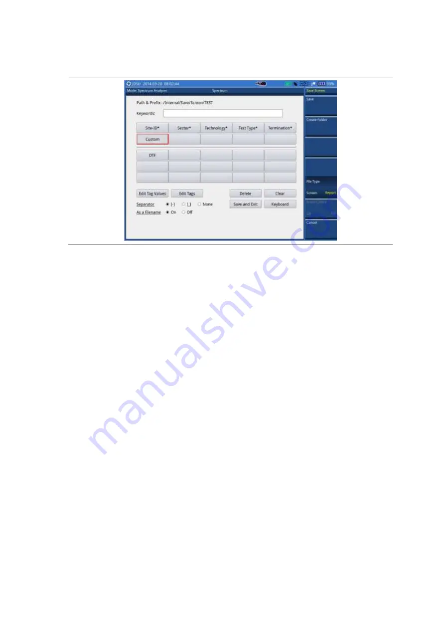 JDS Uniphase CellAdvisor JD780A Series User Manual Download Page 590