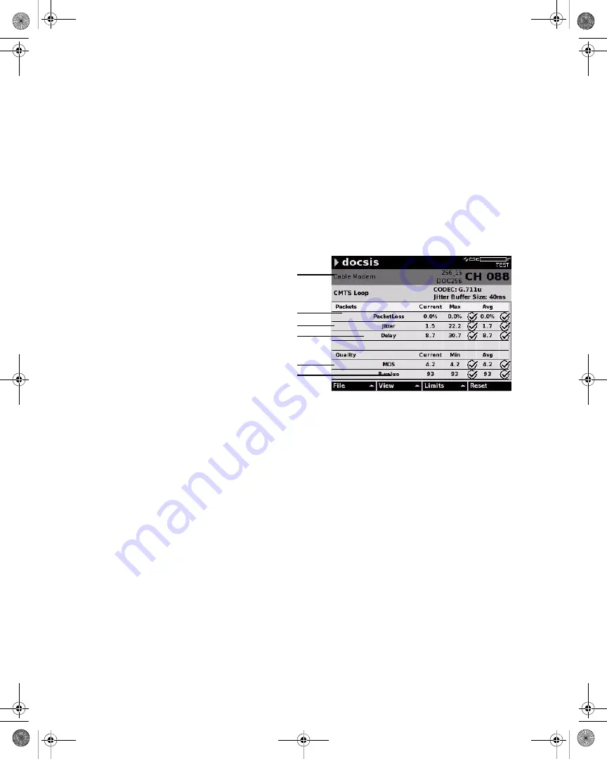 JDS Uniphase DSAM-3500 Скачать руководство пользователя страница 262