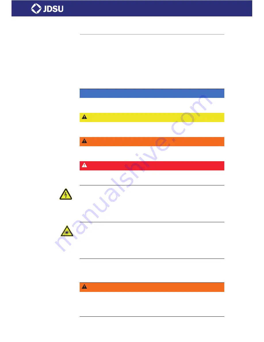 JDS Uniphase OLP-85 User Manual Download Page 7