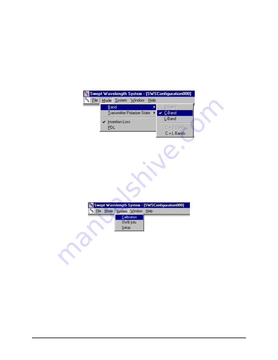 JDS Uniphase SWS15100 User Manual Download Page 117