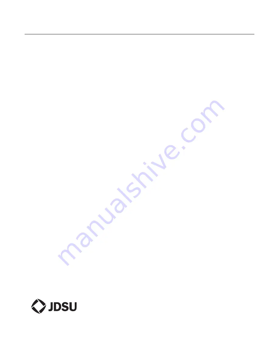 JDS Uniphase T-BERD MTS 8000 Getting Started Manual Download Page 26