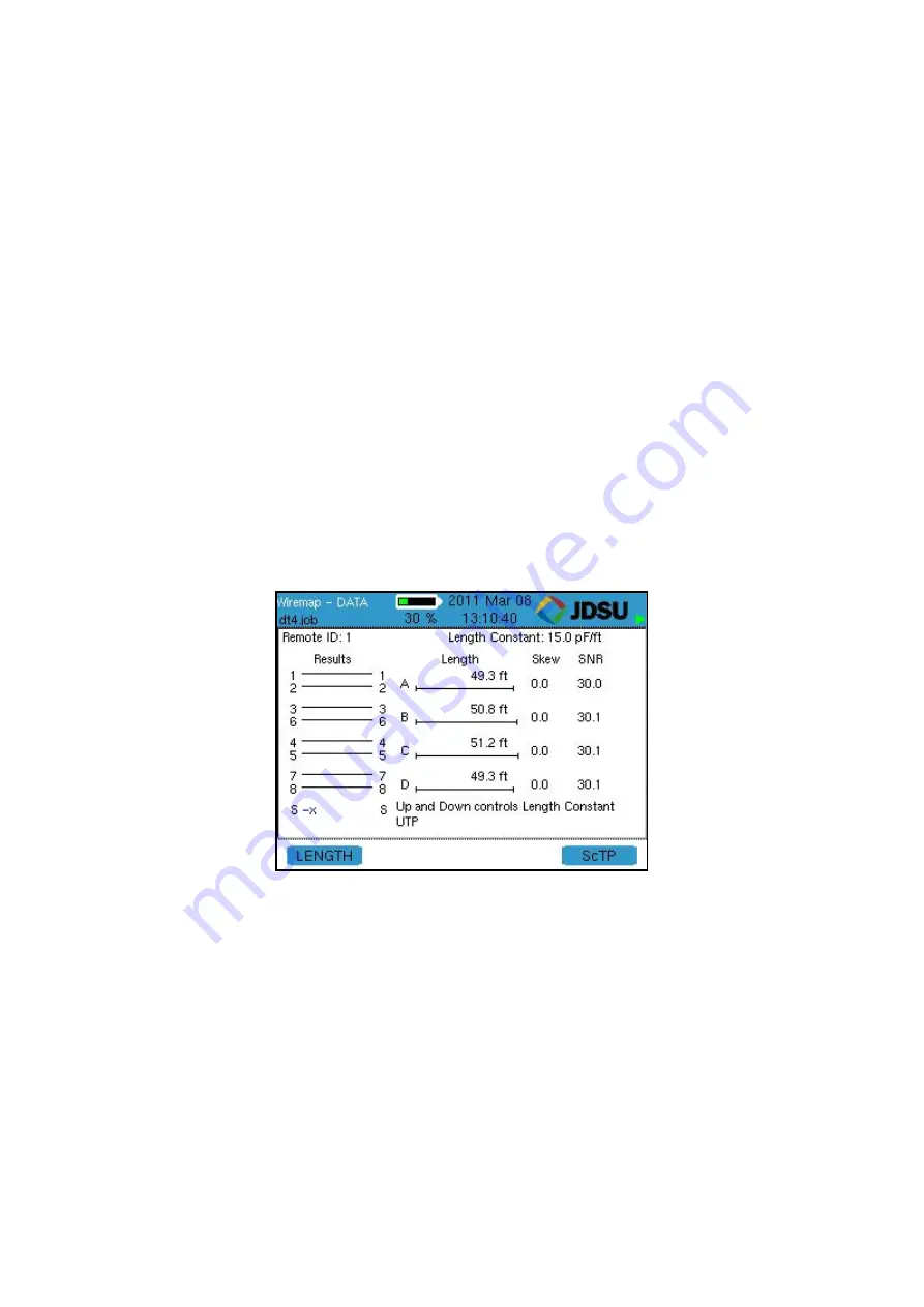 JDS Uniphase ValidatorPRO-NT, Cu Скачать руководство пользователя страница 53