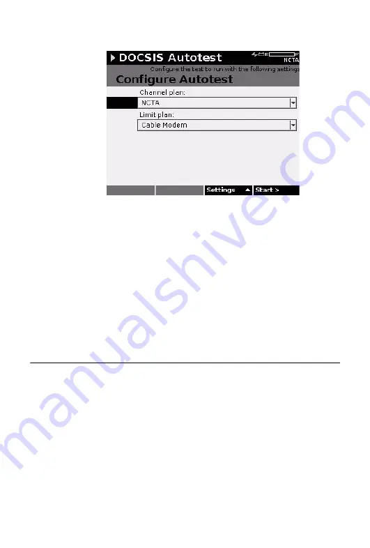 JDS Uniphase Wavetek DSAM-3500B Quick Start Manual Download Page 63