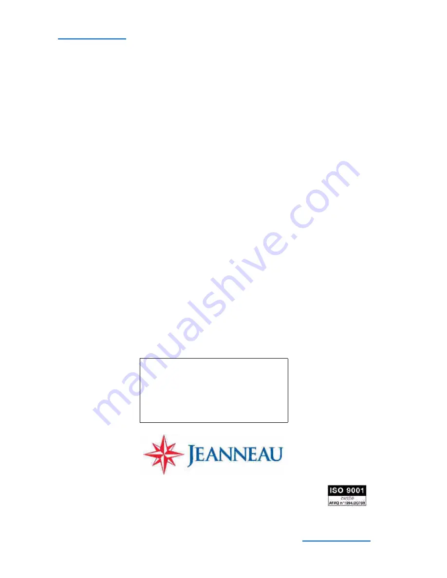 Jeanneau PRESTIGE 30 Owner'S Manual Download Page 12