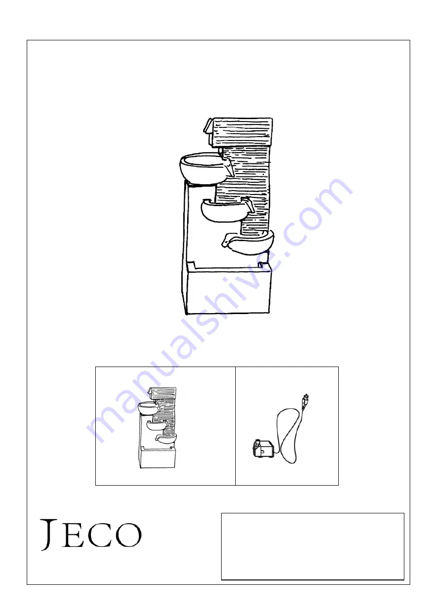 Jeco FCL184 Quick Start Manual Download Page 1