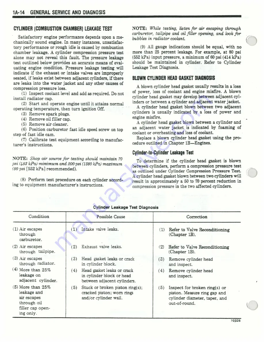 Jeep 1981 CJ-5 Technical & Service Manual Download Page 50