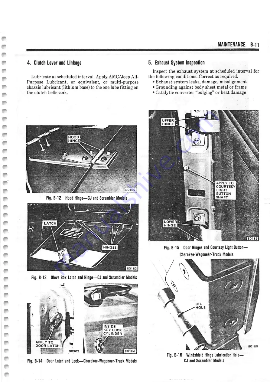 Jeep Cherokee 16 1982 Technical & Service Manual Download Page 32