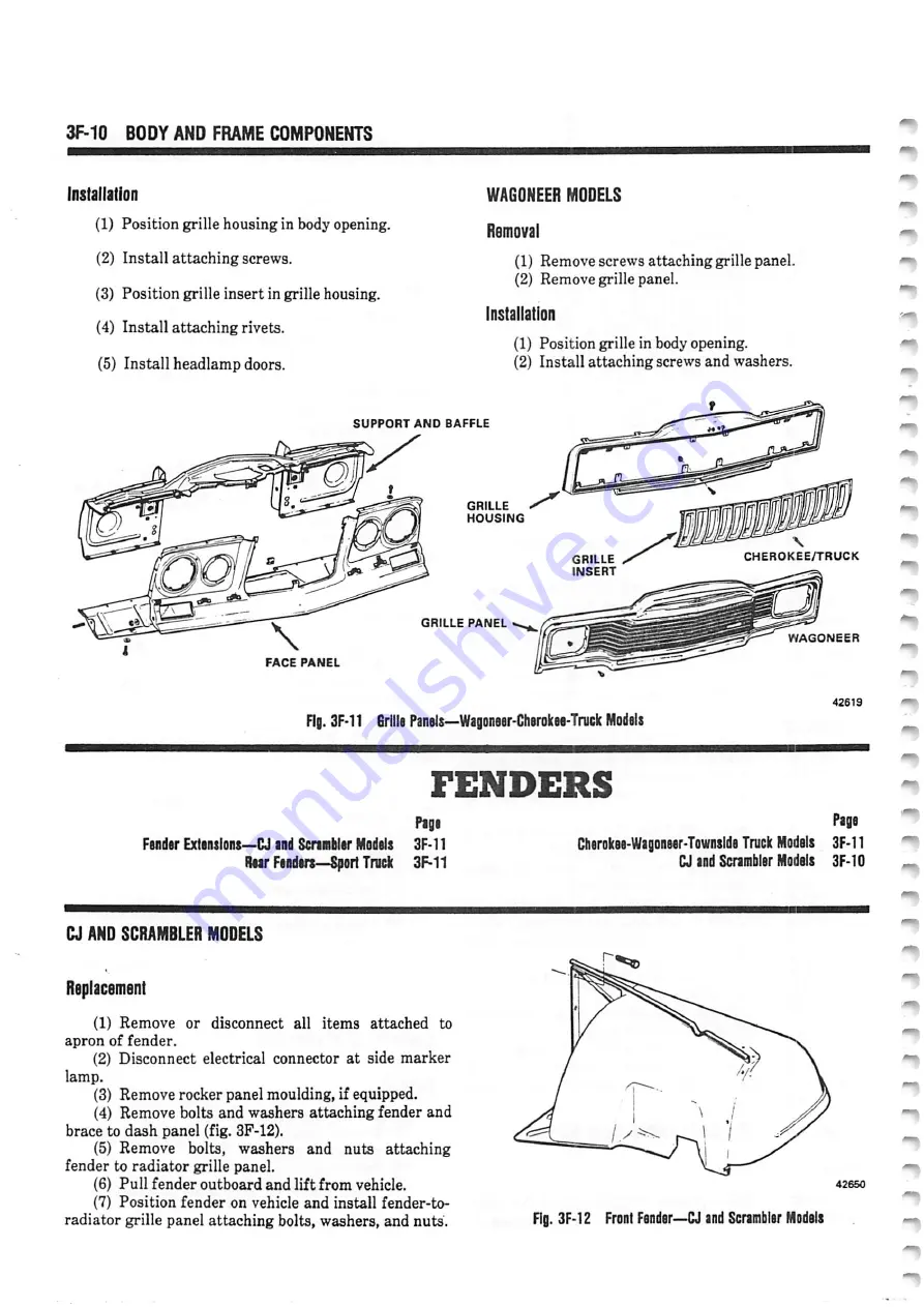 Jeep Cherokee 16 1982 Technical & Service Manual Download Page 1060