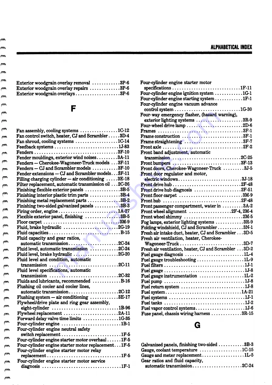 Jeep Cherokee 16 1982 Technical & Service Manual Download Page 1232