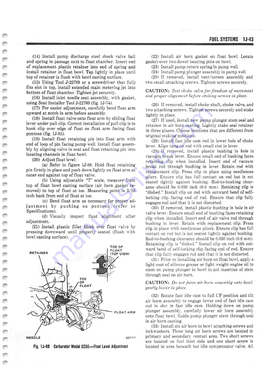 Jeep Cherokee 16 1982 Technical & Service Manual Download Page 355