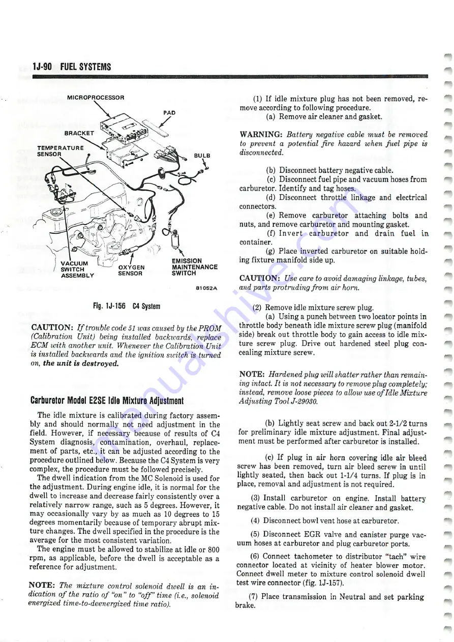 Jeep Cherokee 16 1982 Technical & Service Manual Download Page 402