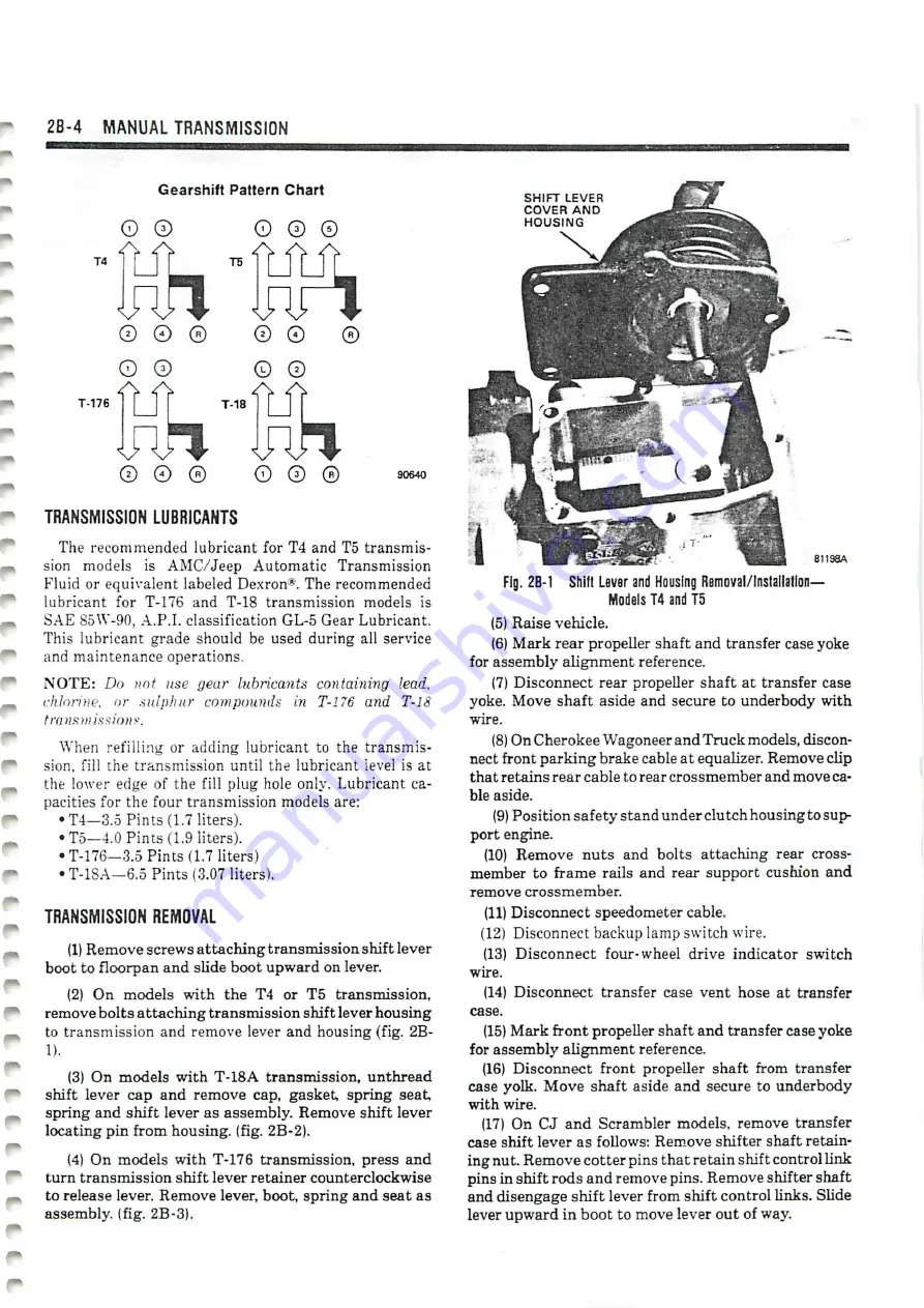 Jeep Cherokee 16 1982 Technical & Service Manual Download Page 544