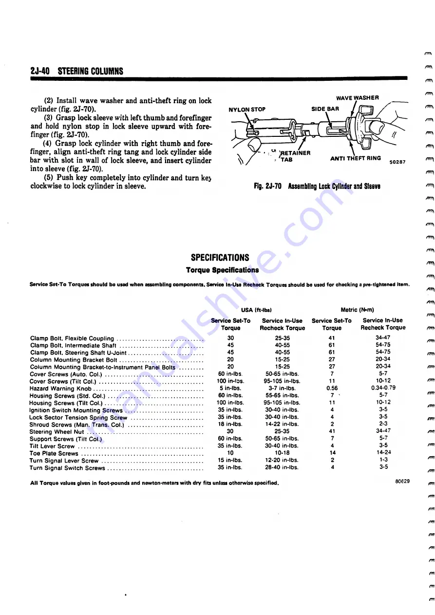 Jeep Cherokee 16 1982 Technical & Service Manual Download Page 898