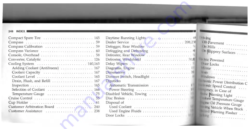 Jeep Cherokee 1996 Owner'S Manual Download Page 248