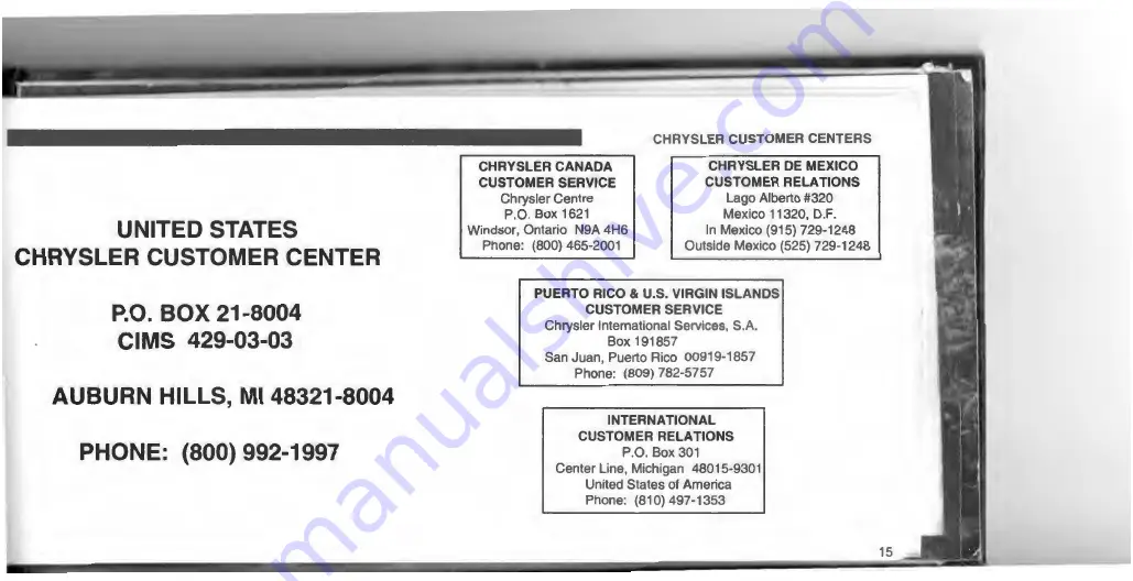 Jeep Cherokee 1996 Owner'S Manual Download Page 279