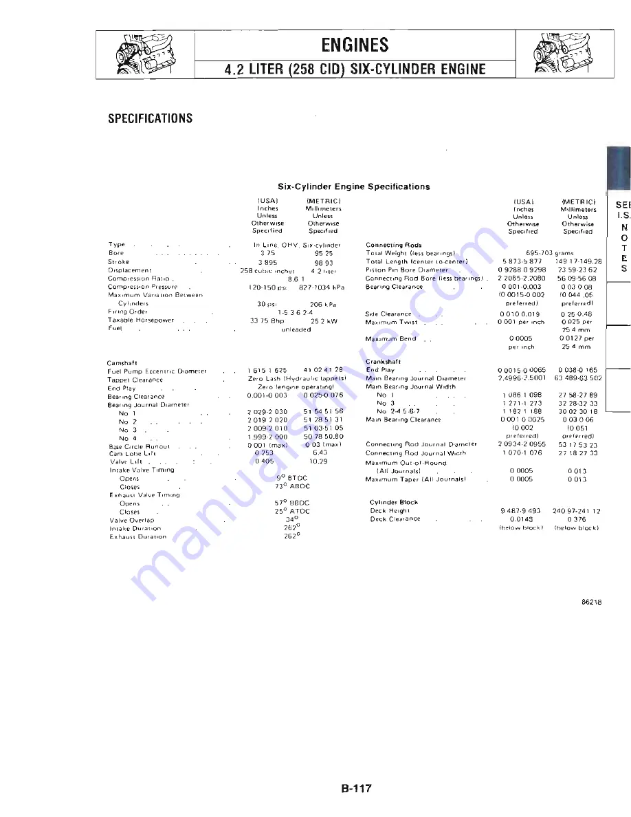 Jeep CJ-7 1984 Workshop Manual Download Page 142