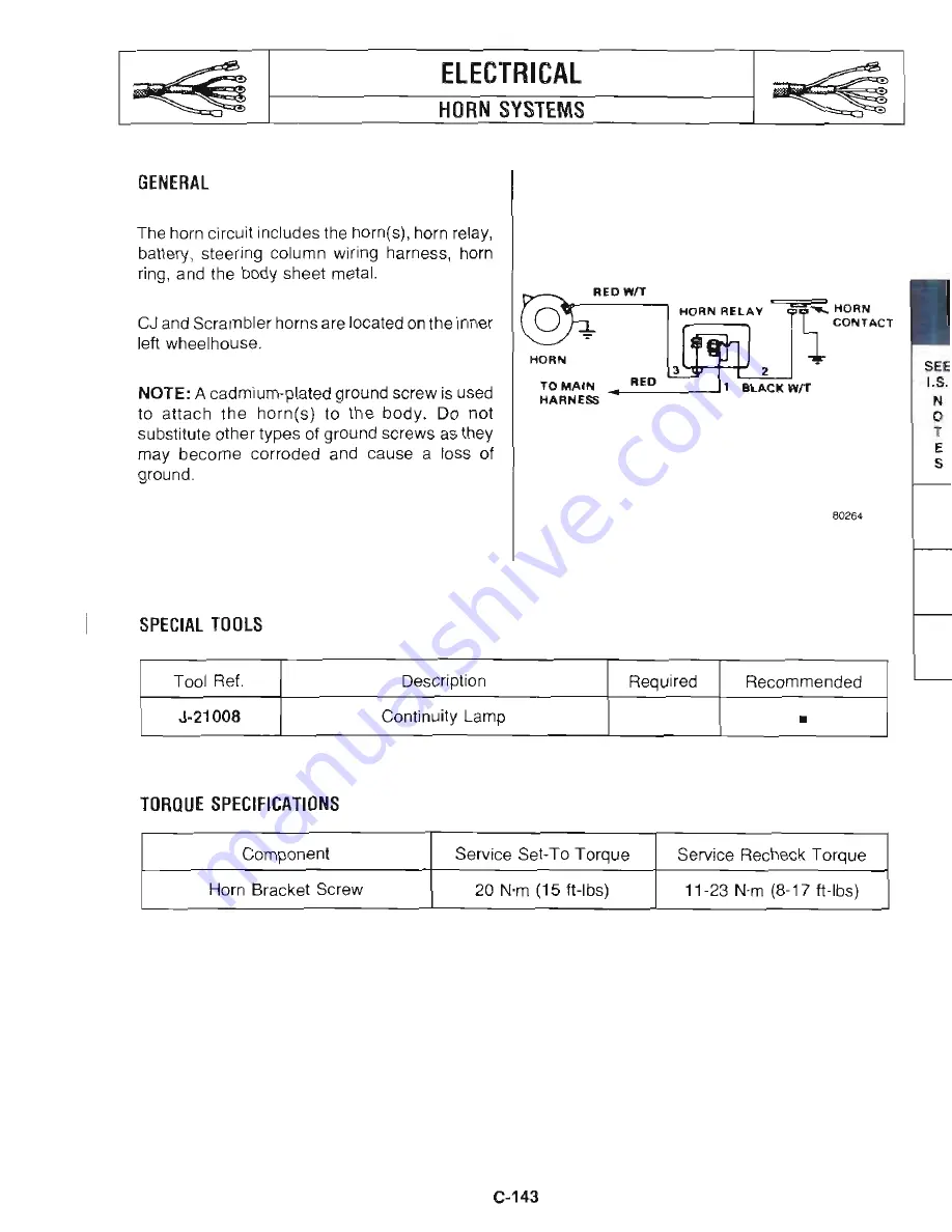 Jeep CJ-7 1984 Workshop Manual Download Page 522