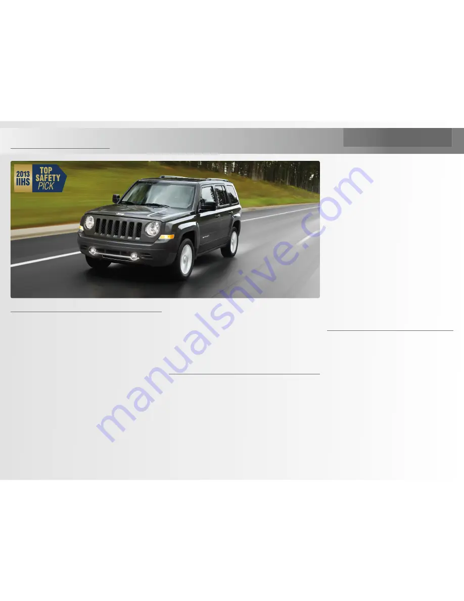 Jeep Patriot Information Download Page 1