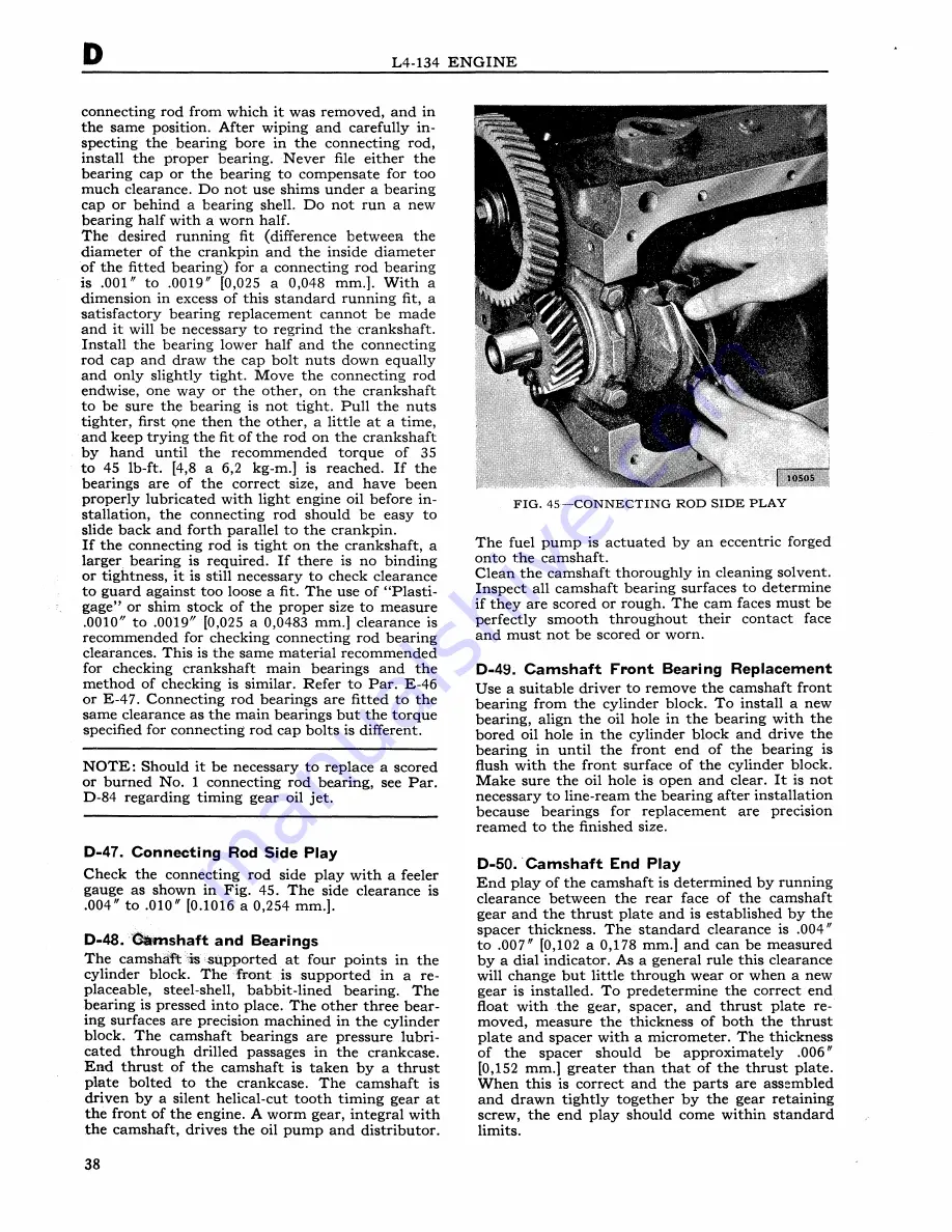 Jeep UNIVERSAL CJ-2A Service Manual Download Page 39