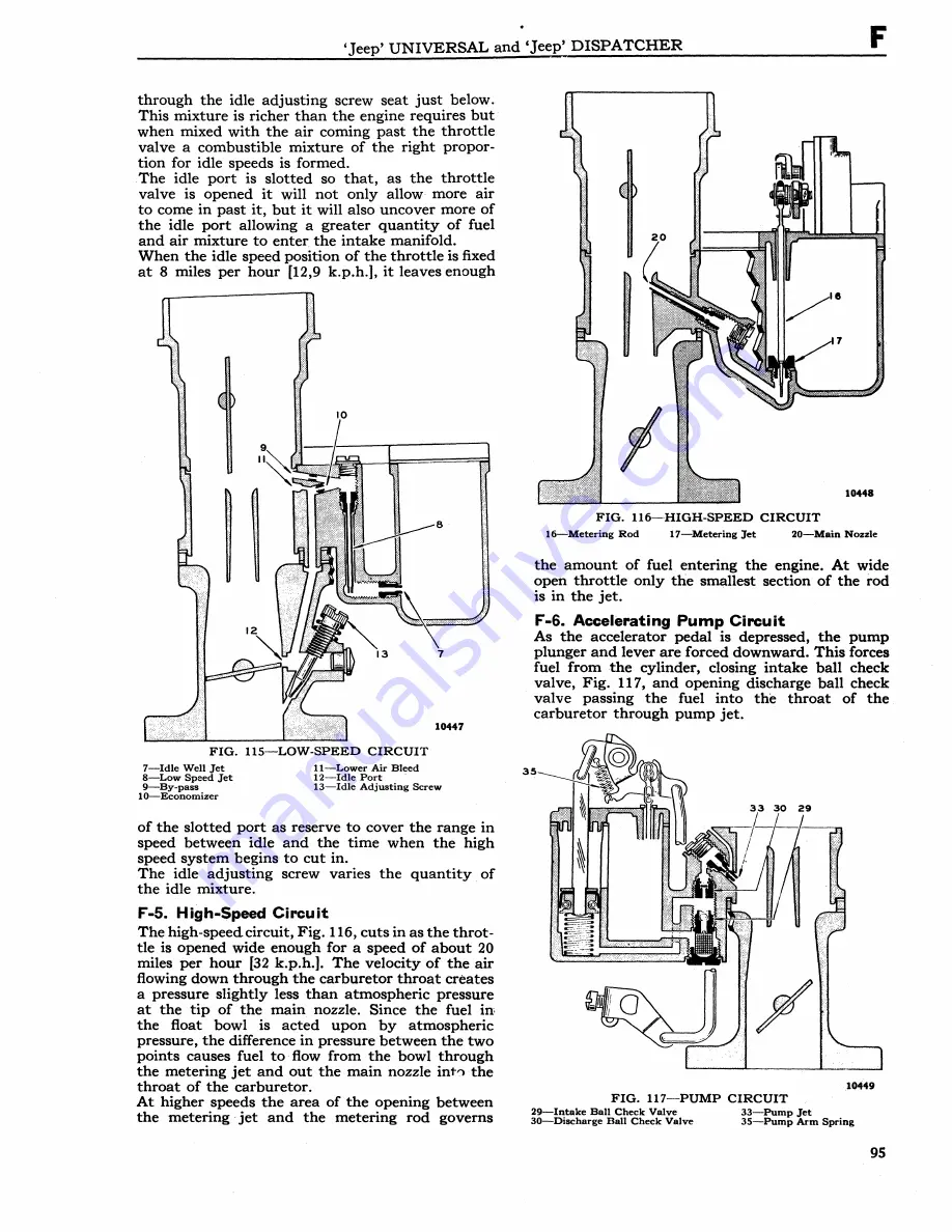 Jeep UNIVERSAL CJ-2A Service Manual Download Page 96