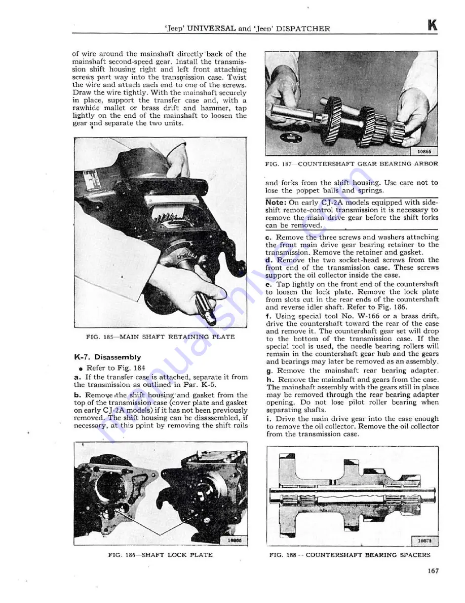 Jeep UNIVERSAL CJ-2A Скачать руководство пользователя страница 168