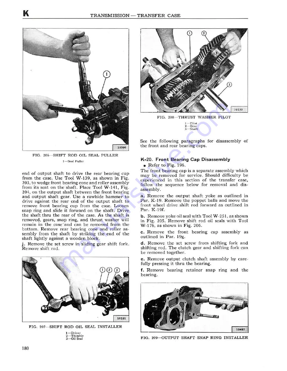 Jeep UNIVERSAL CJ-2A Service Manual Download Page 181