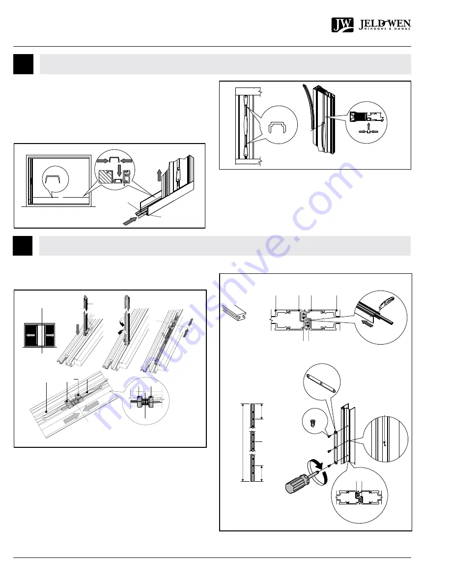 Jeld-Wen Siteline Glider Brio Installation Instructions Manual Download Page 9