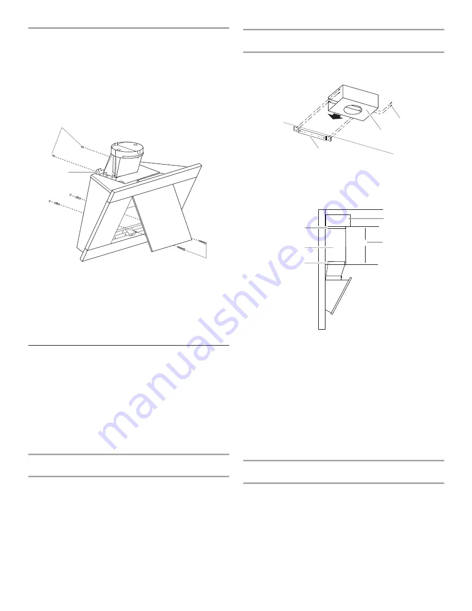 Jenn-Air 32inch (81.3 CM) WALL-MOUNTPERIMETRIC RANGE HOOD Installation Instructions And Use & Care Manual Download Page 25