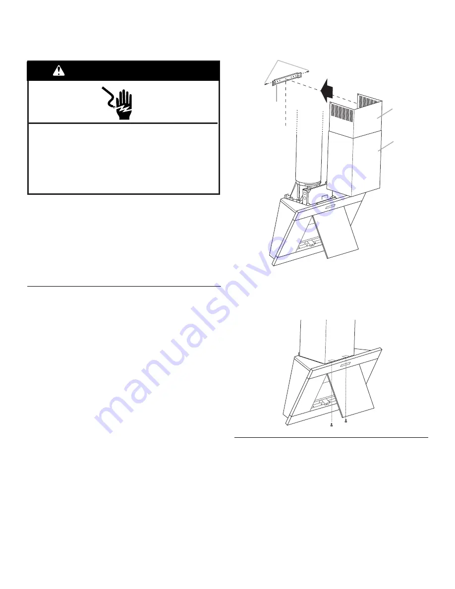 Jenn-Air 32inch (81.3 CM) WALL-MOUNTPERIMETRIC RANGE HOOD Installation Instructions And Use & Care Manual Download Page 27