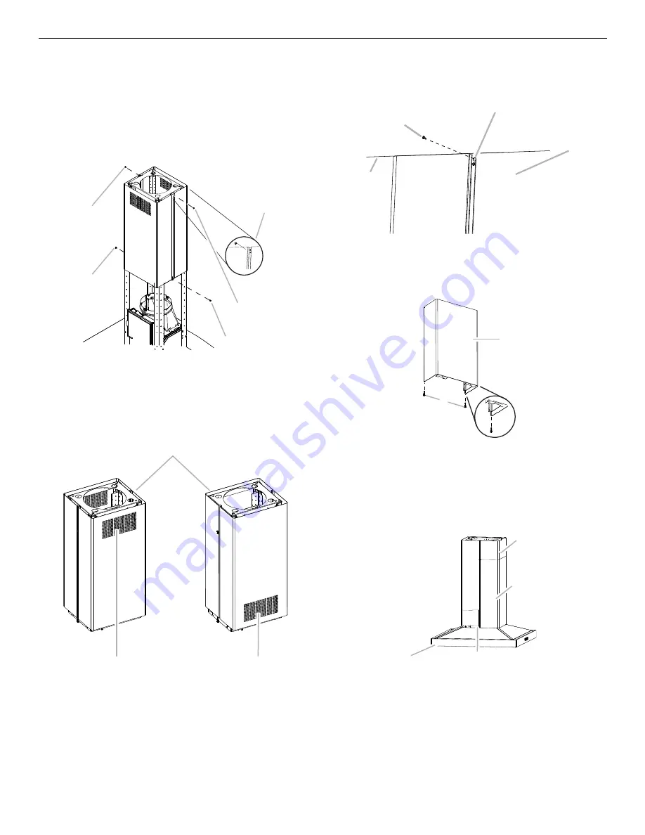 Jenn-Air 36inch AND 42inch (91.4 CM AND 106.7 CM) ISLAND CANOPY RANGE... Скачать руководство пользователя страница 10