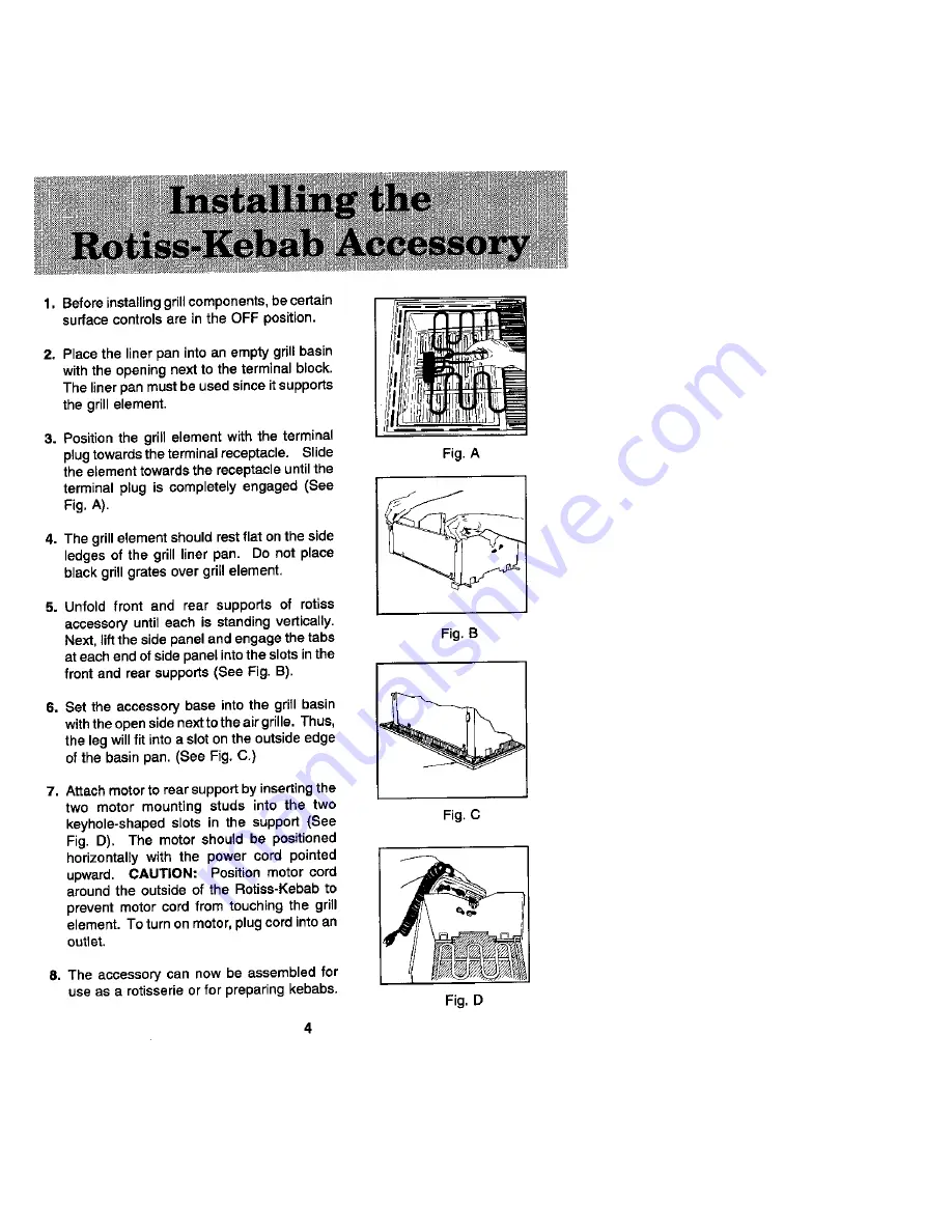 Jenn-Air A0320 Use And Care Manual Download Page 4