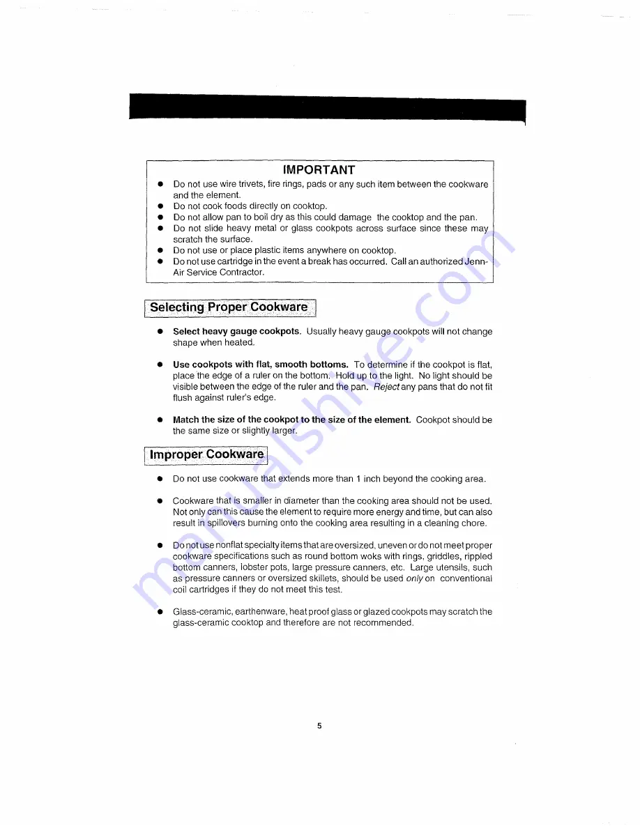 Jenn-Air AR14 Series Use And Care Manual Download Page 5