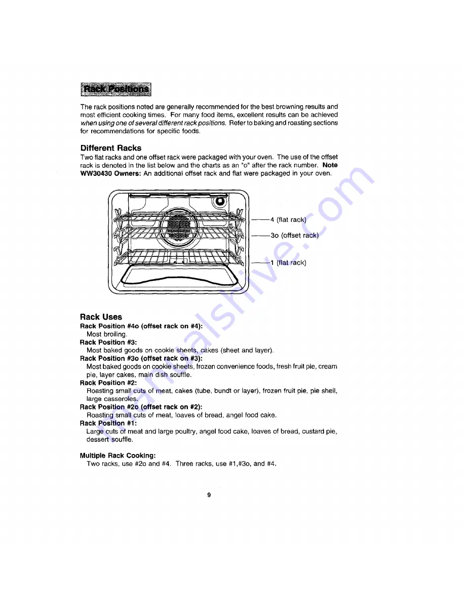 Jenn-Air EXPRESSIONS WW30430S Use And Care Manual Download Page 9