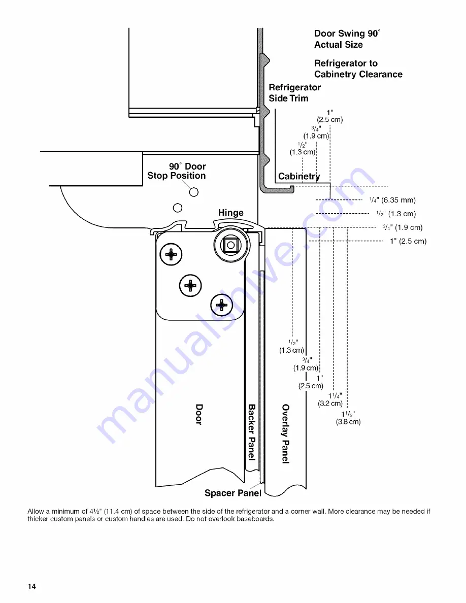 Jenn-Air JB36CXFXLB Installation Instructions Manual Download Page 14