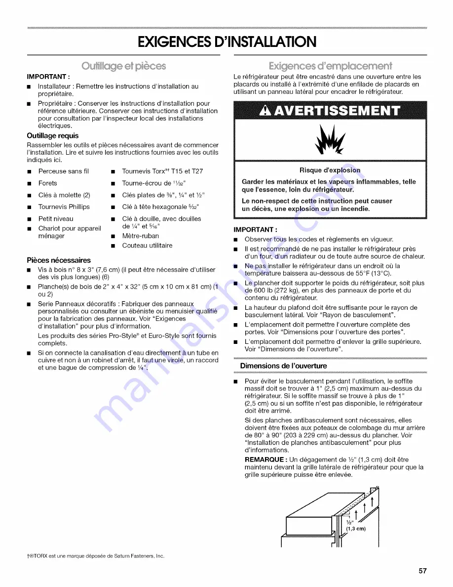 Jenn-Air JB36CXFXLB Скачать руководство пользователя страница 57