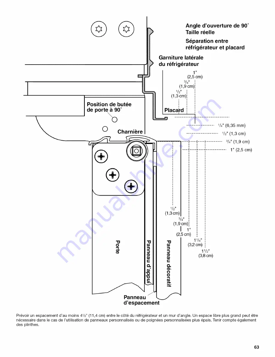 Jenn-Air JB36CXFXLB Installation Instructions Manual Download Page 63