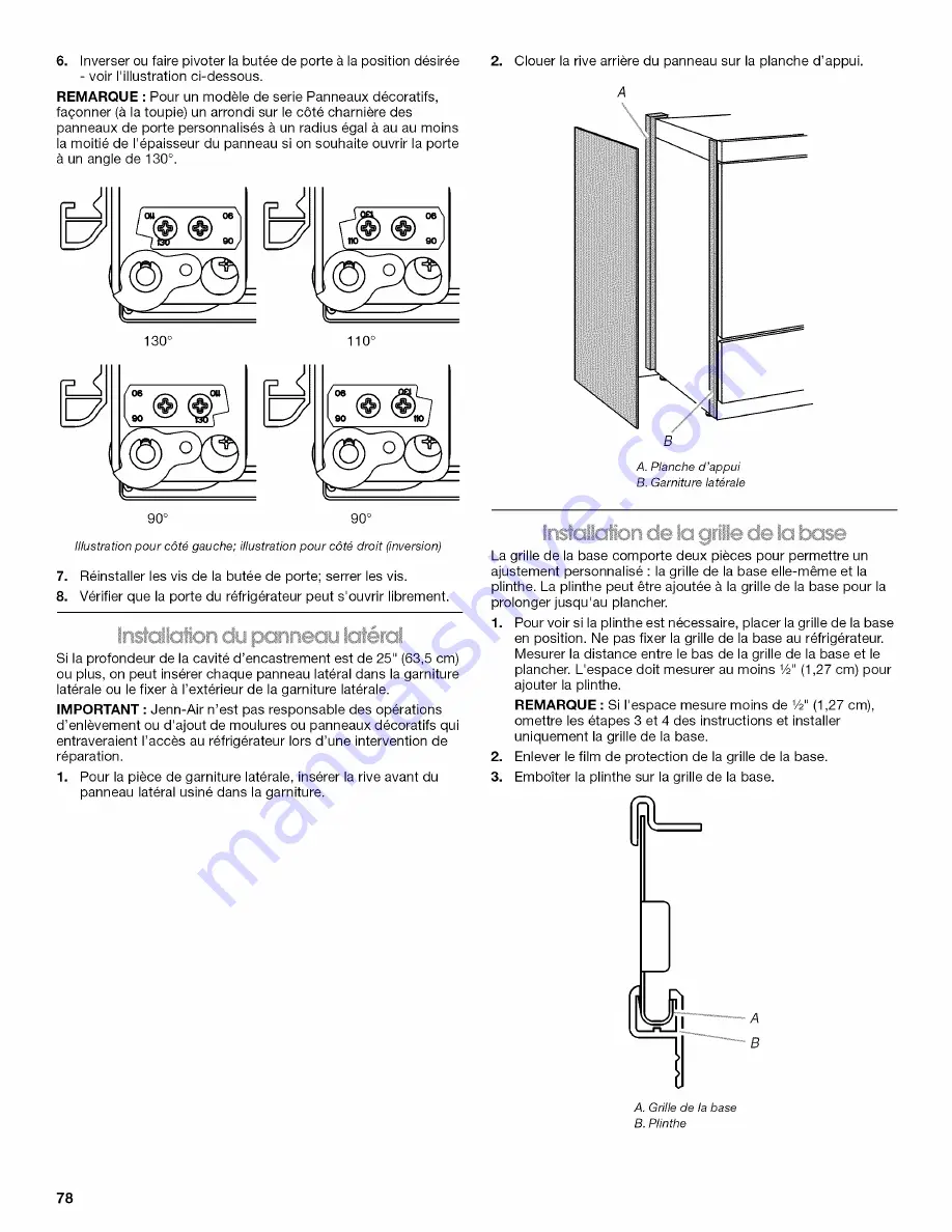 Jenn-Air JB36CXFXLB Скачать руководство пользователя страница 78