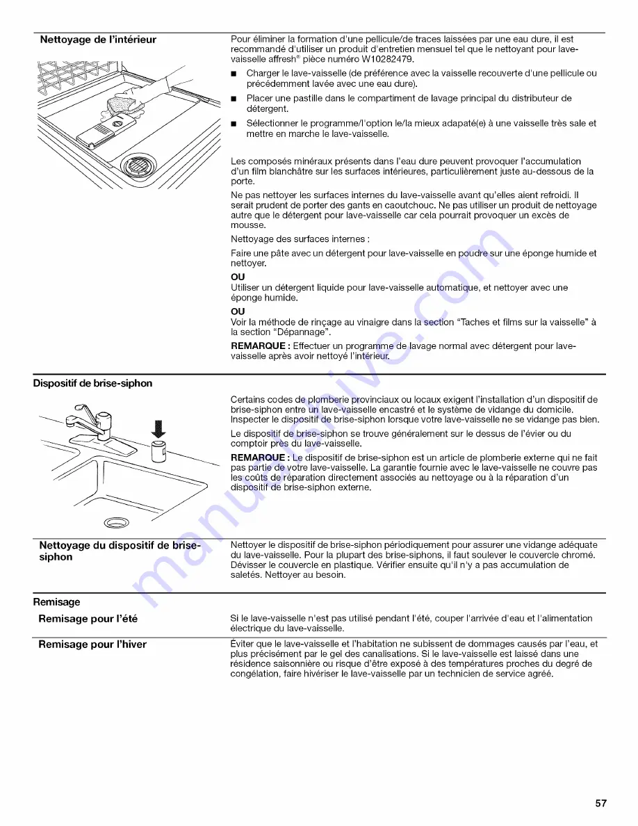 Jenn-Air JDB8500AWY1 Скачать руководство пользователя страница 57