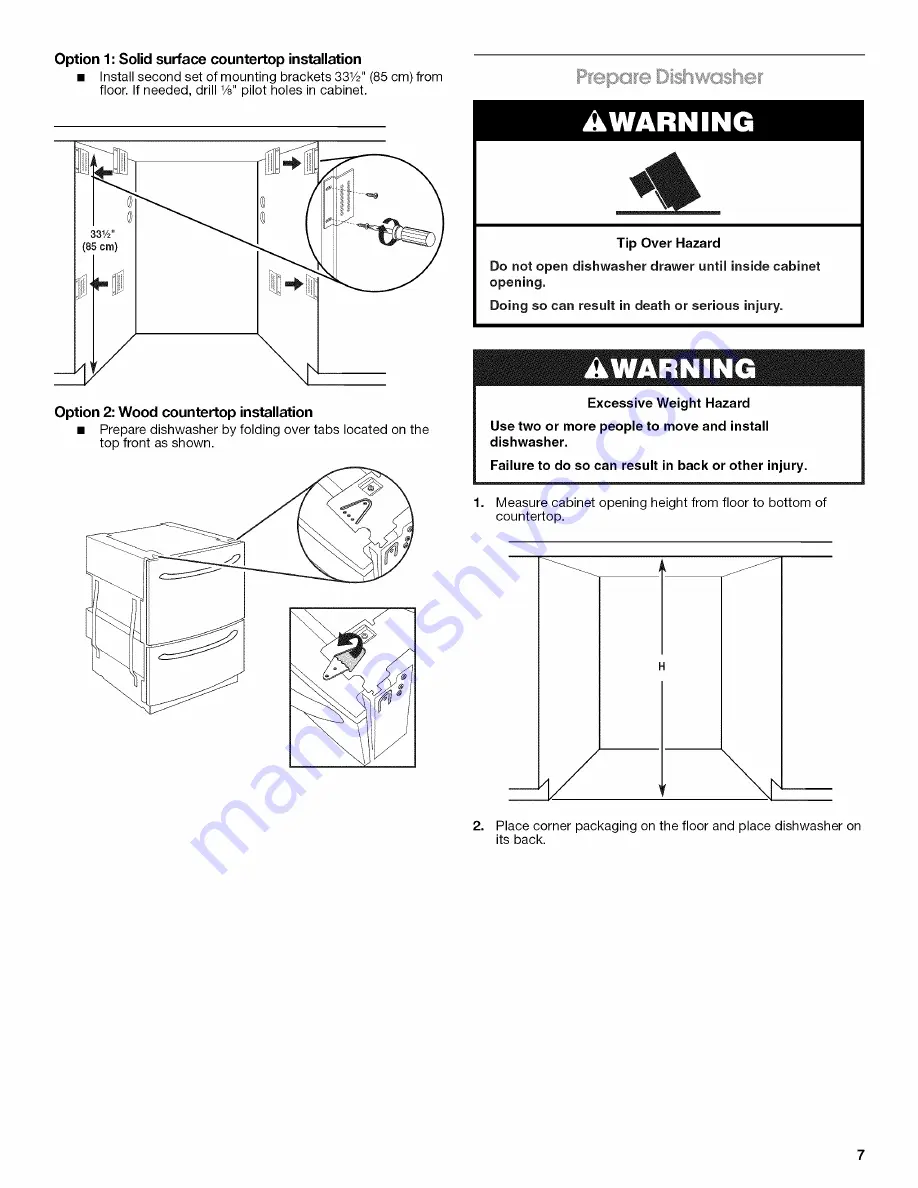 Jenn-Air JDD4000AWS3 Скачать руководство пользователя страница 7