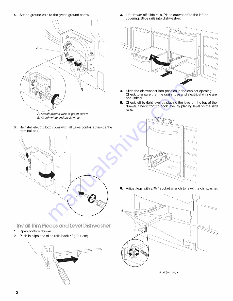 Jenn-Air JDD4000AWS3 Скачать руководство пользователя страница 12