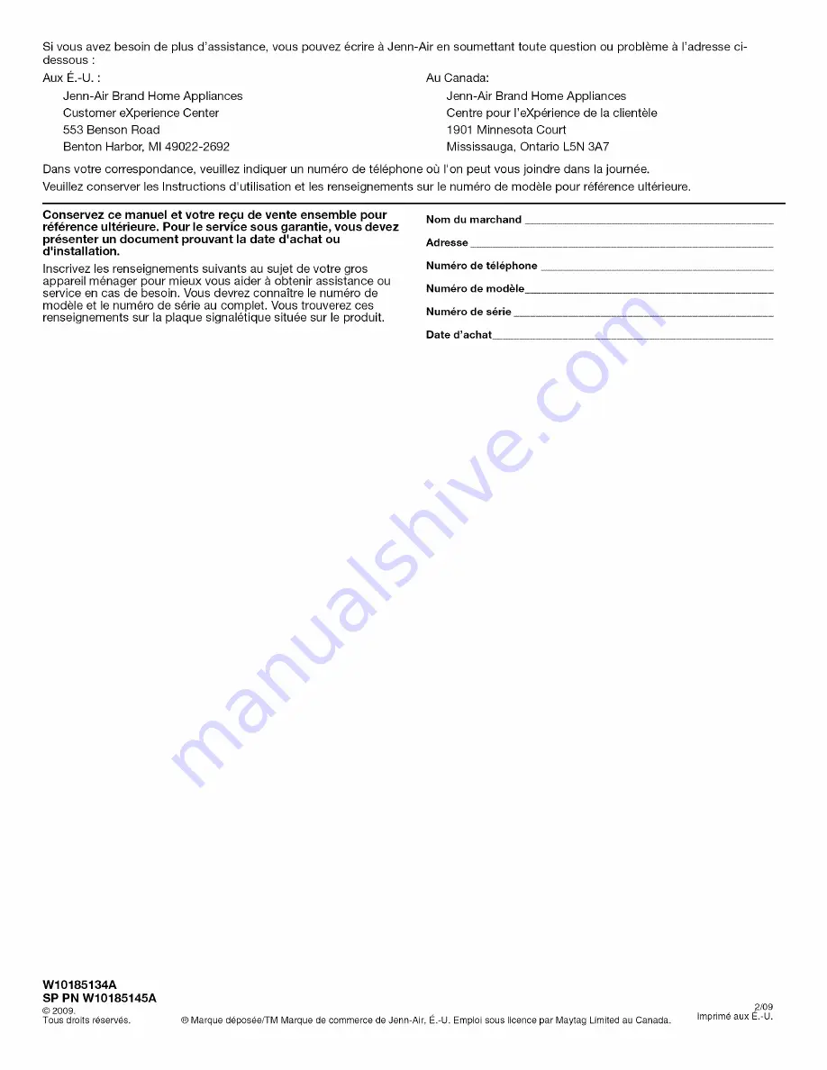 Jenn-Air JDD4000AWX2 User Instructions Download Page 24