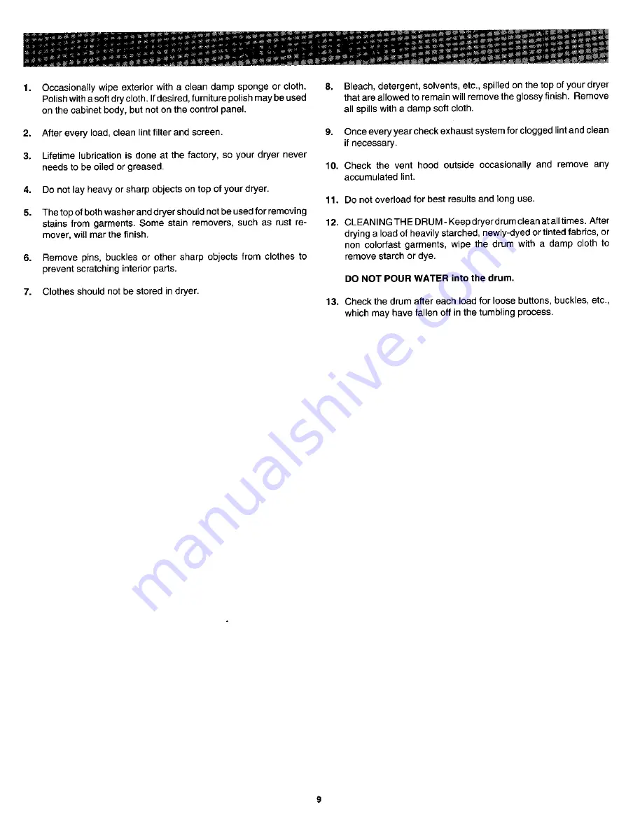 Jenn-Air JDGE2000 Use And Care Manual Download Page 11