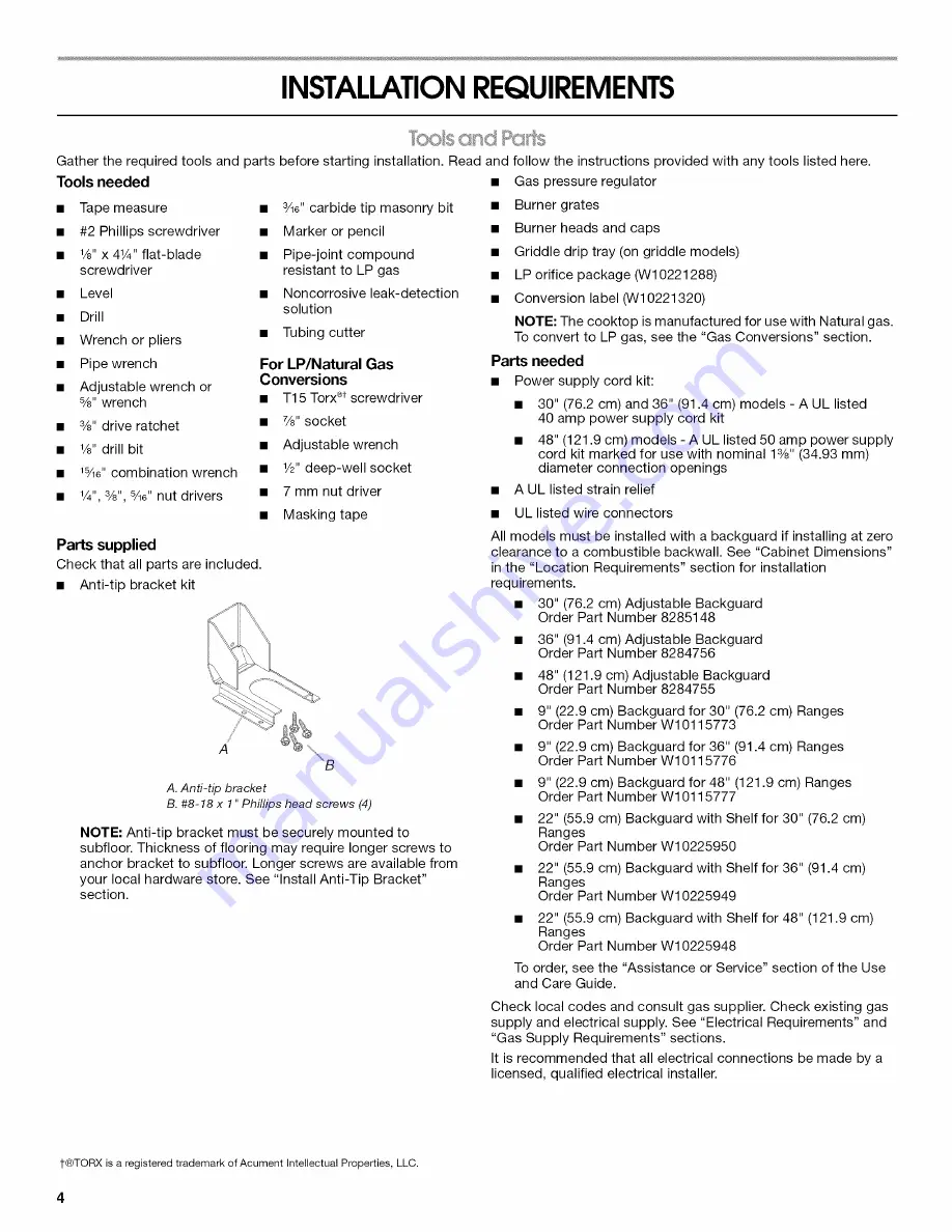 Jenn-Air JDRP436WP00 Скачать руководство пользователя страница 4