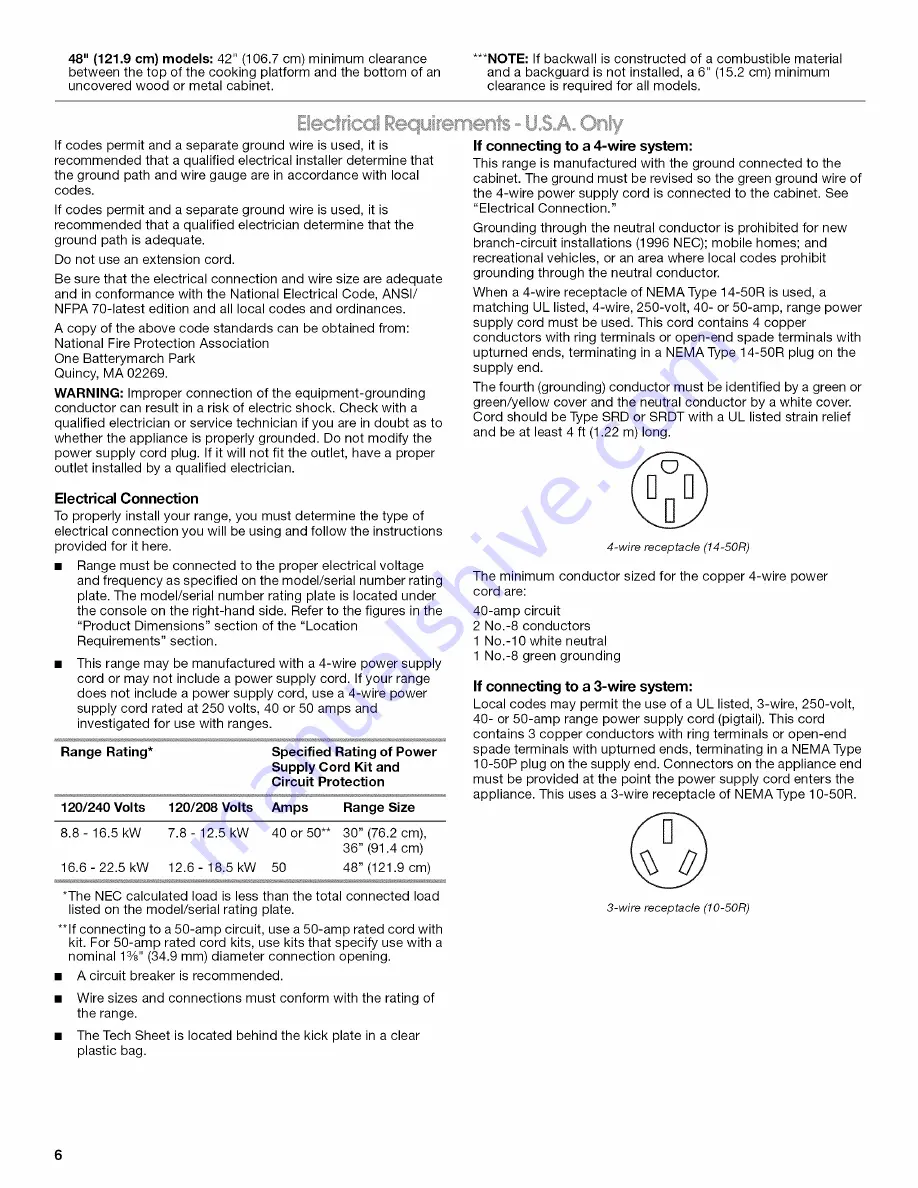 Jenn-Air JDRP436WP02 Скачать руководство пользователя страница 6