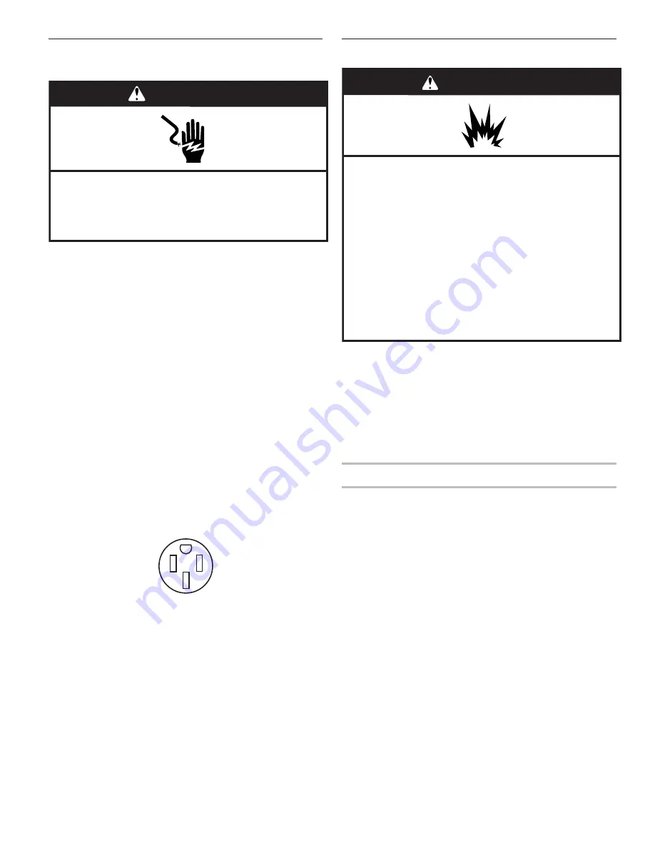 Jenn-Air JDRP548W Installation Instructions Manual Download Page 9