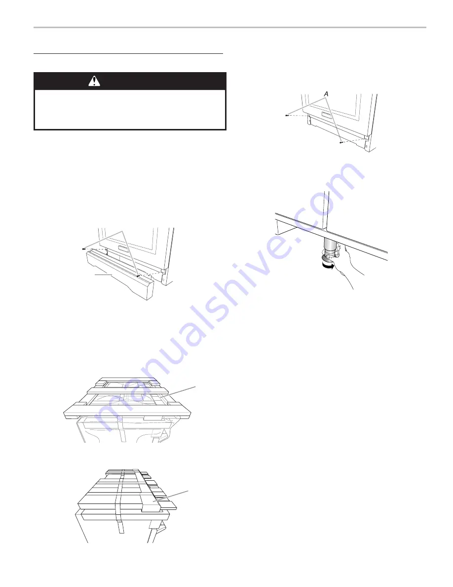 Jenn-Air JDRP548W Installation Instructions Manual Download Page 11